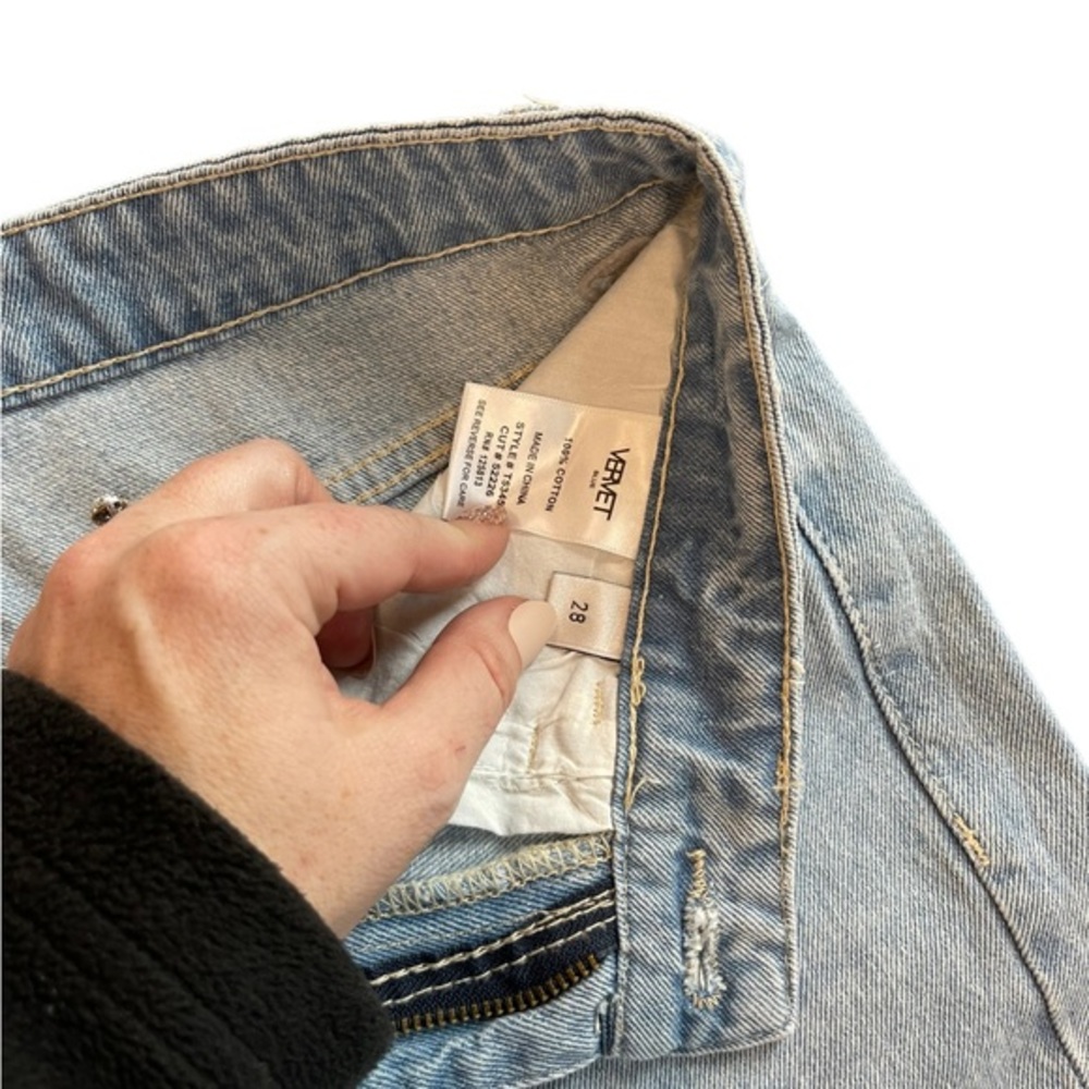 Vervet Jeans 90s Vintage flare distressed - Picture 3 of 11